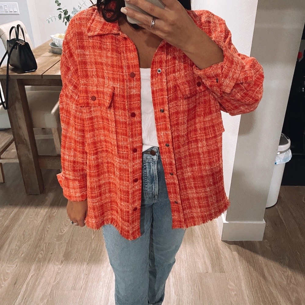 Zara Tweed button down